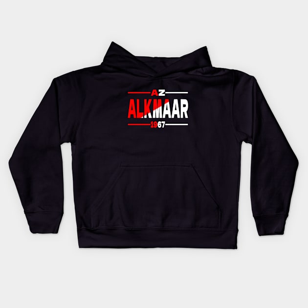 AZ Alkmaar 1967 Classic Kids Hoodie by Medo Creations